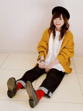 「sakishimatokyo」｜「アイテム（腕時計）」を使った、パン粉さん（レディース・151cm）の秋コーディネート
