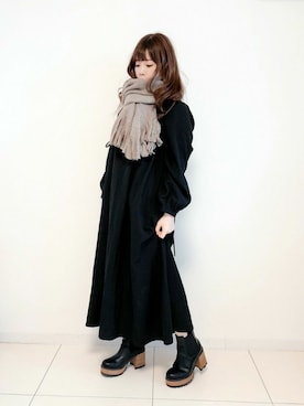 「sakishimatokyo」｜「アイテム（ブーツ）」を使った、パン粉さん（レディース・151cm）の秋コーディネート