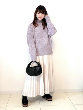「sakishimatokyo」｜「アイテム（ブーツ）」を使った、パン粉さん（レディース・151cm）の冬コーディネート