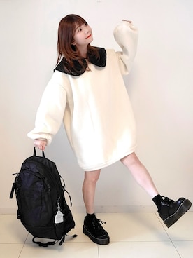 「sakishimatokyo」｜「アイテム（福袋/福箱）」を使った、パン粉さん（レディース・151cm）の冬コーディネート
