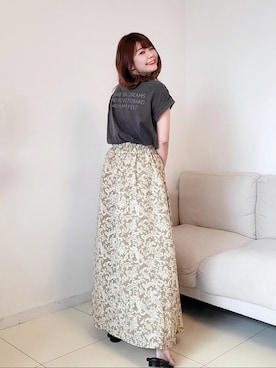 「AmbreNeige」｜「アイテム（福袋/福箱）」を使った、パン粉さん（レディース・151cm）の春コーディネート