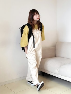 「Lee」｜「アイテム（福袋/福箱）」を使った、パン粉さん（レディース・151cm）の春コーディネート