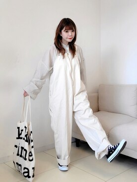 「Lee」｜「アイテム（福袋/福箱）」を使った、パン粉さん（レディース・151cm）の春コーディネート