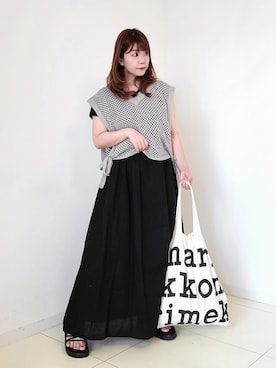 「SonnyLabel」｜「アイテム（福袋/福箱）」を使った、パン粉さん（レディース・151cm）の春コーディネート