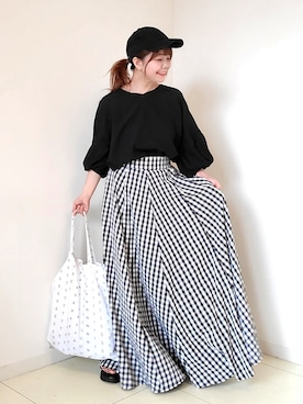 「sakishimatokyo」｜「アイテム（福袋/福箱）」を使った、パン粉さん（レディース・151cm）の夏コーディネート