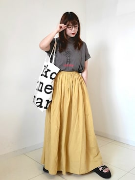 「sakishimatokyo」｜「アイテム（福袋/福箱）」を使った、パン粉さん（レディース・151cm）の夏コーディネート