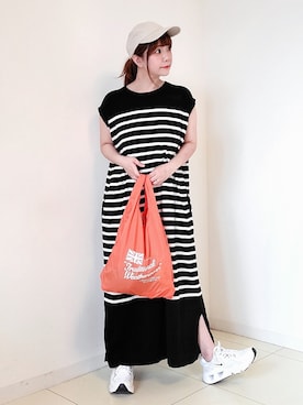 「エコバッグ」｜「アイテム（福袋/福箱）」を使った、パン粉さん（レディース・151cm）の夏コーディネート