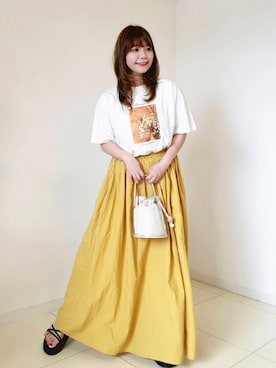 「AmbreNeige」｜「アイテム（福袋/福箱）」を使った、パン粉さん（レディース・151cm）の夏コーディネート