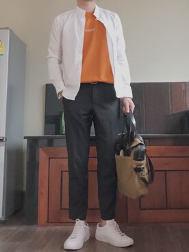 「COMMON PROJECTS（コモンプロジェクト）のアイテム」を使った、Yoohaさん（メンズ・168cm）の冬コーディネート
