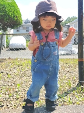 「１歳」｜ako...さん（キッズ・80cm）の夏コーディネート