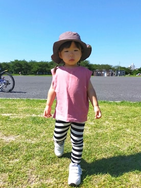 「１歳」｜ako...さん（キッズ・80cm）の夏コーディネート