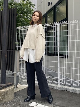 リシークさん（レディース・159cm）の秋コーディネート