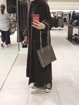 「GOWN」｜リョケ🌻さん（レディース・163cm）の冬コーディネート