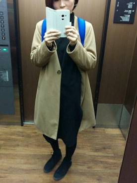 「noguchi（ノグチ）のアイテム」を使った、masaeさん（レディース・158cm）の冬コーディネート