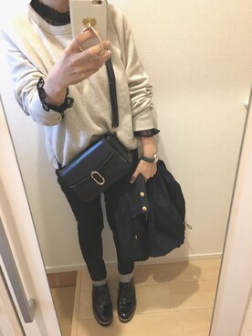 「Right-on（ライトオン）のアイテム（ブルゾン）」を使った、mauさん（レディース・149cm）の春コーディネート