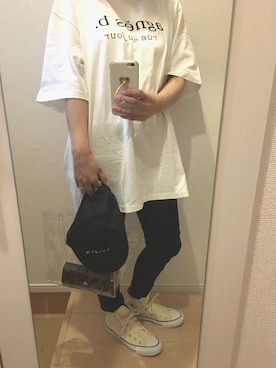 「GGD SELECT（ジージーディー　セレクト）のアイテム」を使った、mauさん（レディース・149cm）の春コーディネート