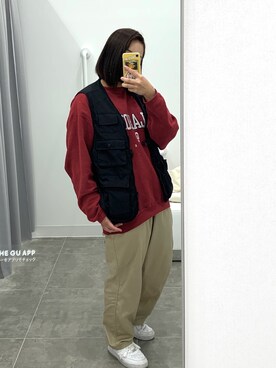 「H&M（エイチ・アンド・エム）のアイテム（その他アウター）」を使った、naoさん（レディース・166cm）の秋コーディネート