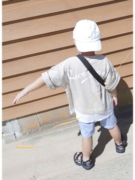 「Right-on（ライトオン）のアイテム」を使った、あんさん（キッズ・110cm）の夏コーディネート