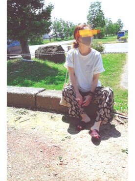 「Marient（マリエント）のアイテム（アクセサリー）」を使った、あんさん（レディース・160cm）の夏コーディネート