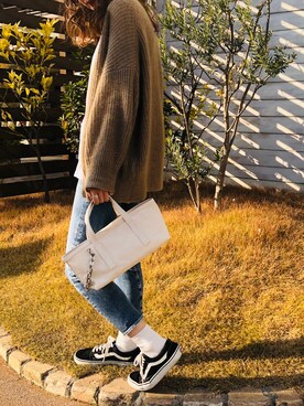 「atneK（アトネック）のアイテム」を使った、chiiiさん（レディース・162cm）の冬コーディネート