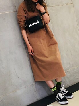 「intoxic.（イントキシック）のアイテム（バッグ）」を使った、chiiiさん（レディース・162cm）の春コーディネート