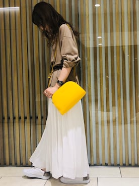 「atneK（アトネック）のアイテム」を使った、chiiiさん（レディース・162cm）の夏コーディネート