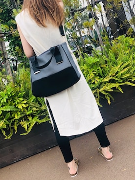 「Scrap Book（スクラップブック）のアイテム」を使った、chiiiさん（レディース・162cm）の夏コーディネート