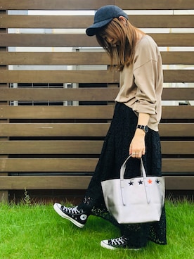 「Scrap Book（スクラップブック）のアイテム」を使った、chiiiさん（レディース・162cm）の秋コーディネート