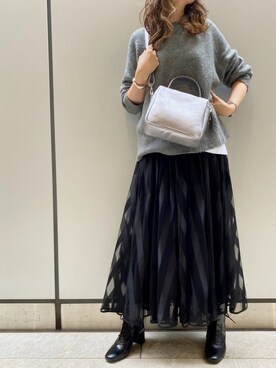 「スクラップブック」｜chiiiさん（レディース・163cm）の冬コーディネート