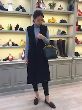 「ローヒール」｜WAORientalTRaffic高松店さん（レディース・171cm）の冬コーディネート
