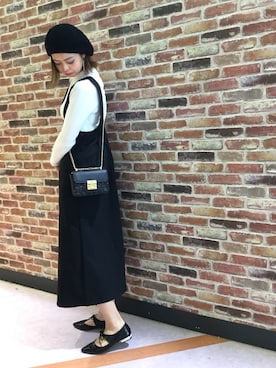 「モノトーン派？カラーコーデ派？」｜WAORientalTRaffic高松店さん（レディース・171cm）の冬コーディネート