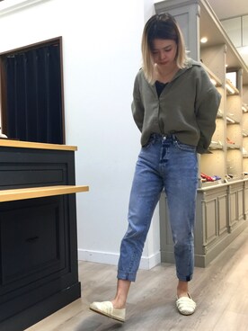 「オリエンタルトラフィック」｜「アイテム（スリッポン）」を使った、WAORientalTRaffic高松店さん（レディース・171cm）の春コーディネート