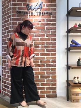 「レトロコーデ」｜WAORientalTRaffic高松店さん（レディース・151cm）の春コーディネート