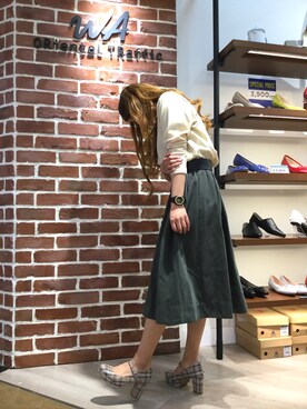 「プラットフォーム」｜WAORientalTRaffic高松店さん（レディース・171cm）の春コーディネート