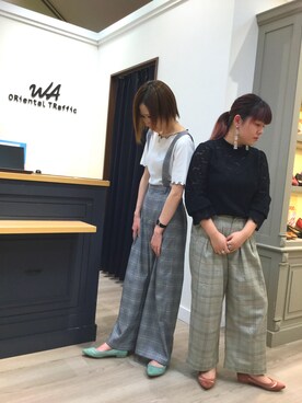 「グリッター」｜WAORientalTRaffic高松店さん（レディース・159cm）の春コーディネート