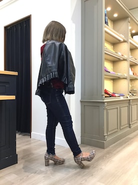 「チャンキーヒール」｜WAORientalTRaffic高松店さん（レディース・150cm）の春コーディネート