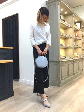 「サークルバッグ」｜「アイテム（パンプス）」を使った、WAORientalTRaffic高松店さん（レディース・171cm）の春コーディネート