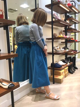 「コルクヒール」｜WAORientalTRaffic高松店さん（レディース・150cm）の春コーディネート