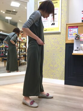 「ORiental TRaffic（オリエンタルトラフィック）のアイテム（ローファー）」を使った、WAORientalTRaffic高松店さん（レディース・159cm）の春コーディネート