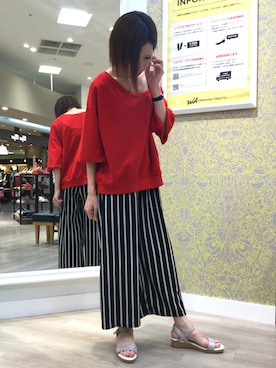 「コルクヒール」｜WAORientalTRaffic高松店さん（レディース・159cm）の春コーディネート