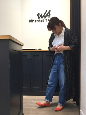 「WA!KARU（ワカル）のアイテム」を使った、WAORientalTRaffic高松店さん（レディース・152cm）の春コーディネート