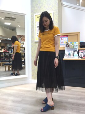 「グリッター」｜WAORientalTRaffic高松店さん（レディース・160cm）の春コーディネート