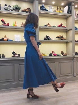 「チャンキーヒール」｜WAORientalTRaffic高松店さん（レディース・150cm）の夏コーディネート