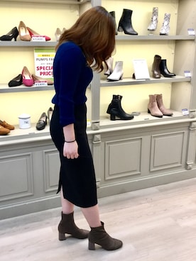 「ソックス➕ブーツ」｜WAORientalTRaffic高松店さん（レディース・171cm）の秋コーディネート