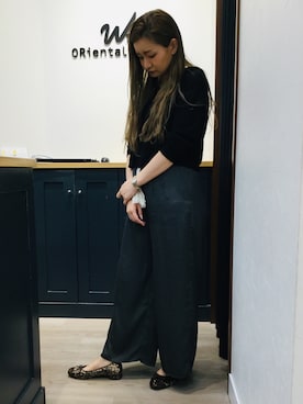 「グリッター」｜WAORientalTRaffic高松店さん（レディース・163cm）の秋コーディネート
