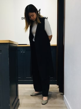 「Vカット」｜WAORientalTRaffic高松店さん（レディース・171cm）の秋コーディネート