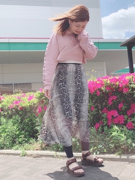 「ORTR（オーアールティーアール）のアイテム」を使った、WAORientalTRaffic高松店さん（レディース・160cm）の春コーディネート