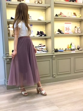 「コルクヒール」｜WAORientalTRaffic高松店さん（レディース・171cm）の春コーディネート