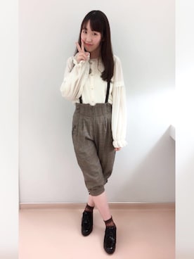 「axes femme POETIQUE（アクシーズファムポエティック）のアイテム（パンツ）」を使った、Eiri♥︎*さん（レディース・162cm）の夏コーディネート