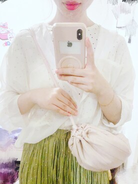 「mystic（ミスティック）のアイテム（スカート、その他）」を使った、momokoさん（レディース・164cm）の夏コーディネート